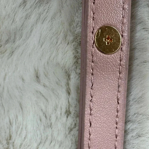 Anthropologie Samara medium shoulder dusty pink crossbody purse - Picture 11 of 13